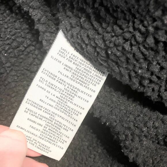 LEVIS Jacket Mens Medium Gray Sherpa Lined Hooded Coat Workwear‎ Outdoors - Picture 4 of 7